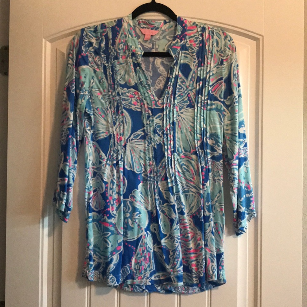 Sarasota Tunic Top in Into the Deep